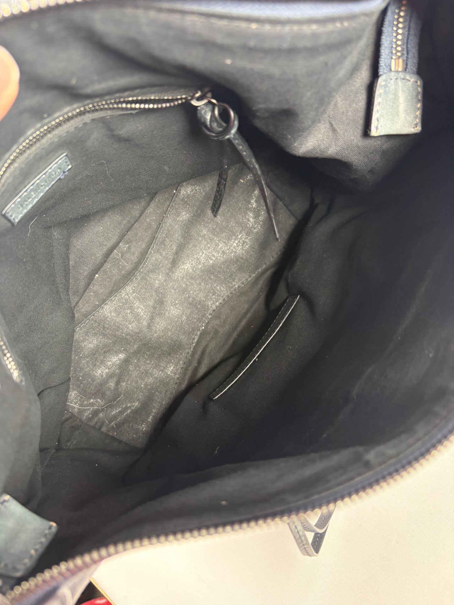 Pre-owned BALENCIAGA Neo Classic Hobo Grey Handbag, Small