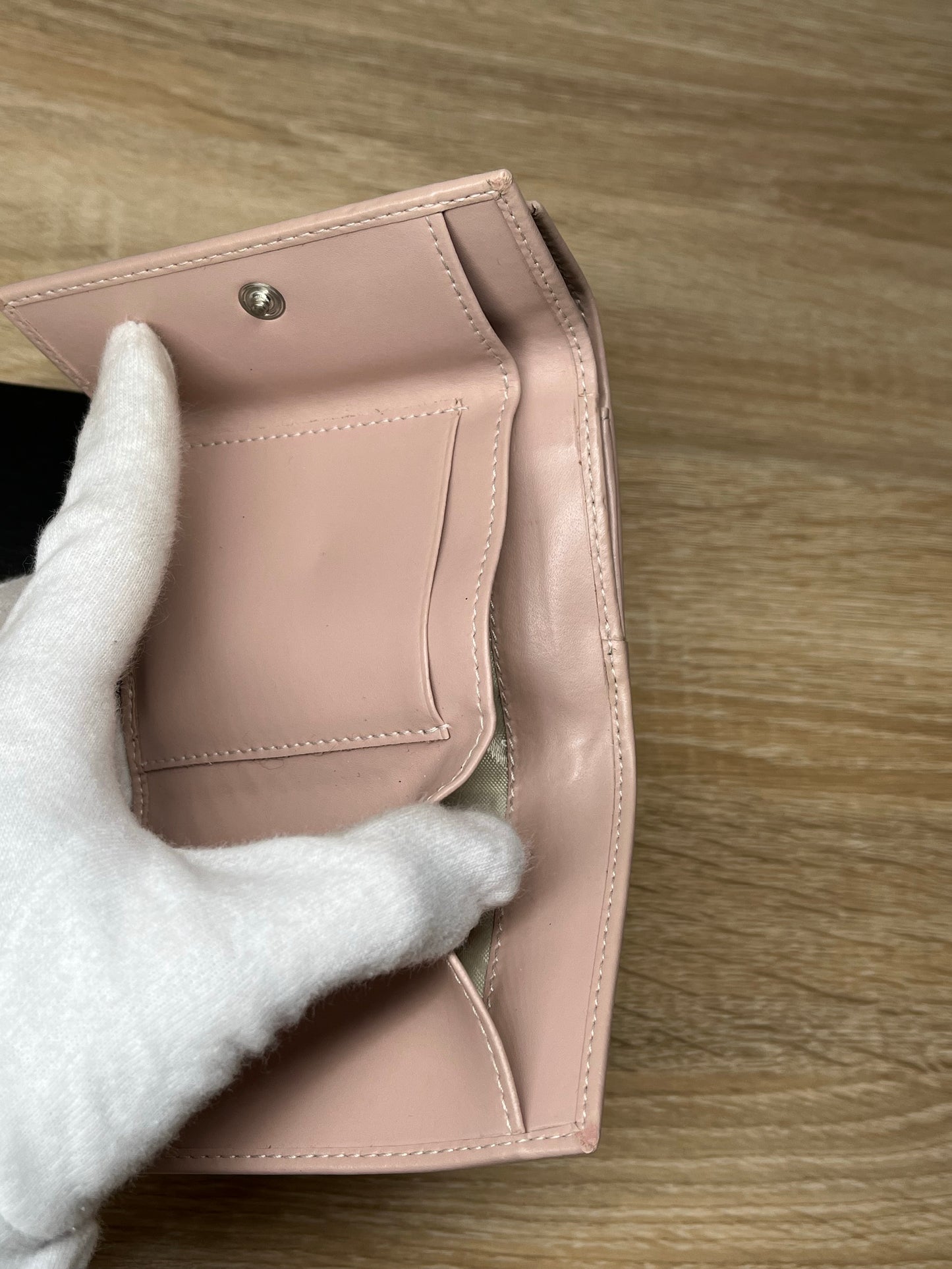 Pre-Owned FURLA Pink Wallet, Small