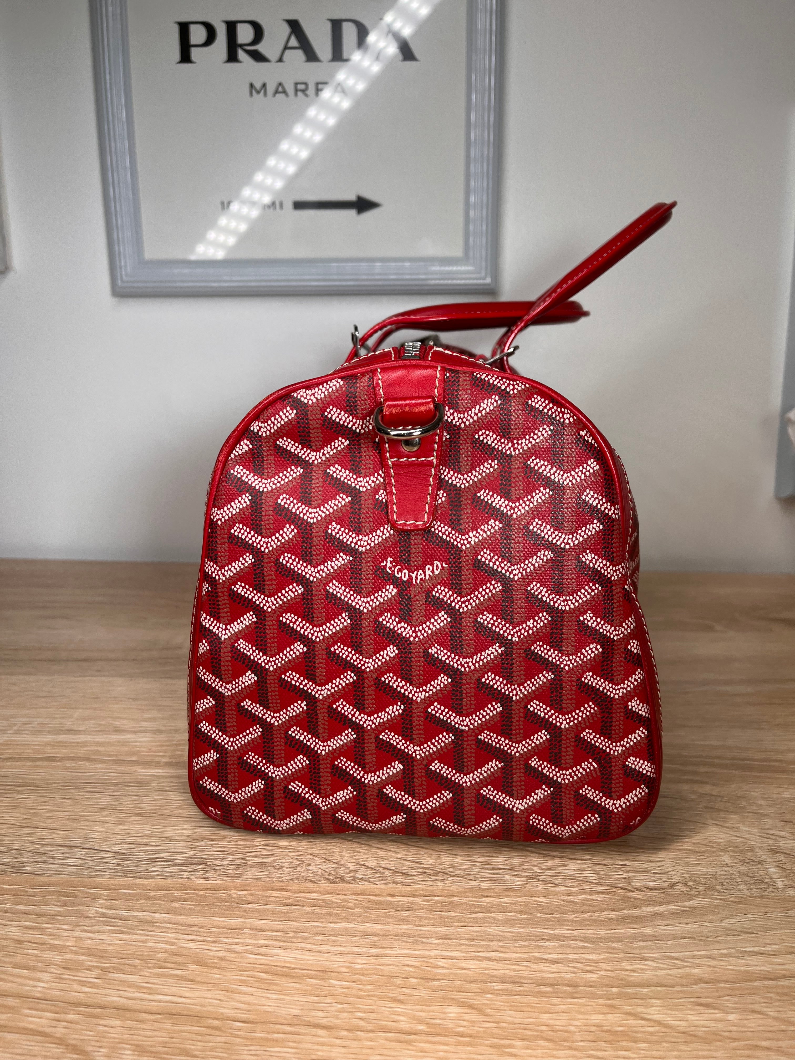 Pre-Owned GOYARD Croisiere Red Handbags, 35