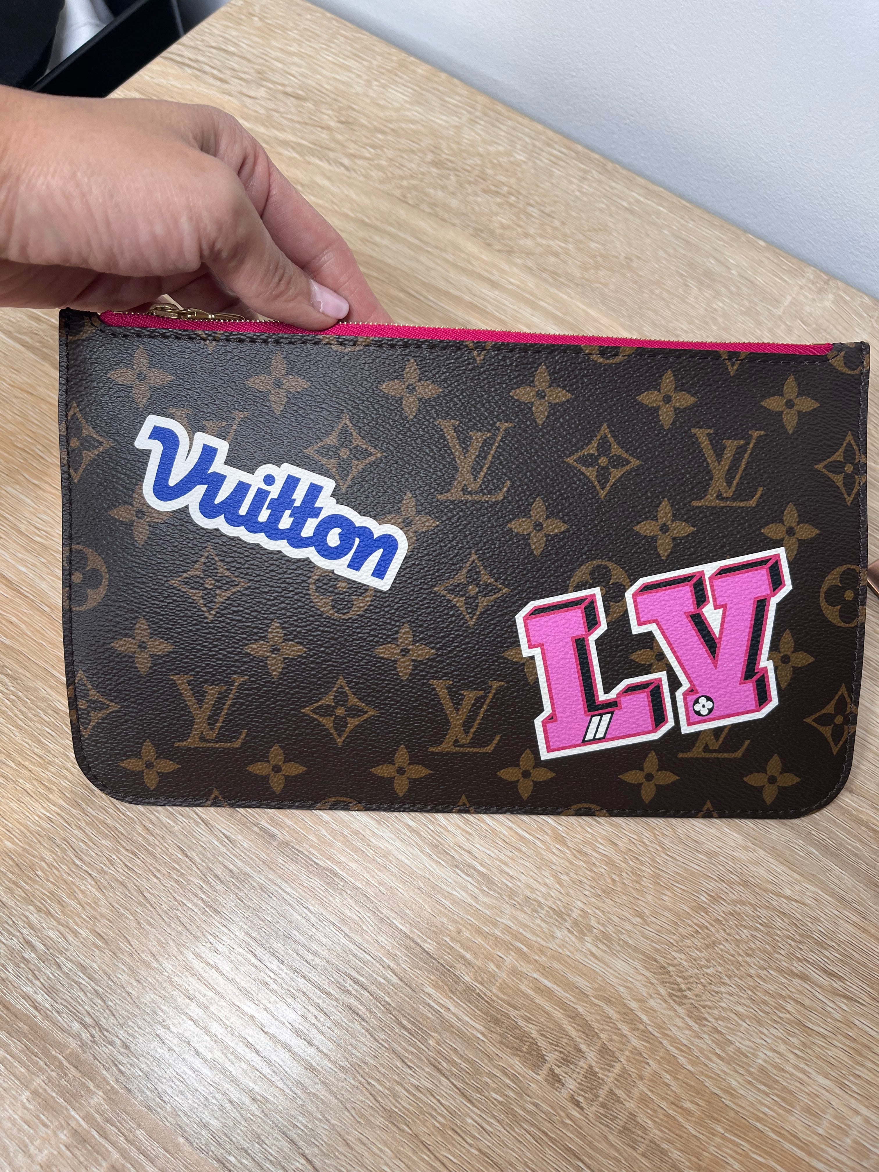 Louis Vuitton Neverfull Limited Edition Patchwork Monogram Handbag, MM