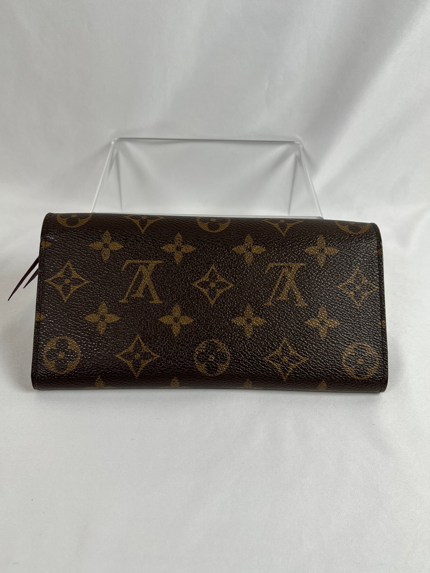 Pre-Owned LOUIS VUITTON Emilie Monogram/Fuschia Wallet