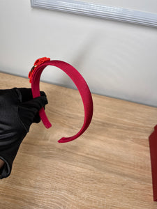 Pre-Owned SALVATORE FERRAGAMO Red Headband