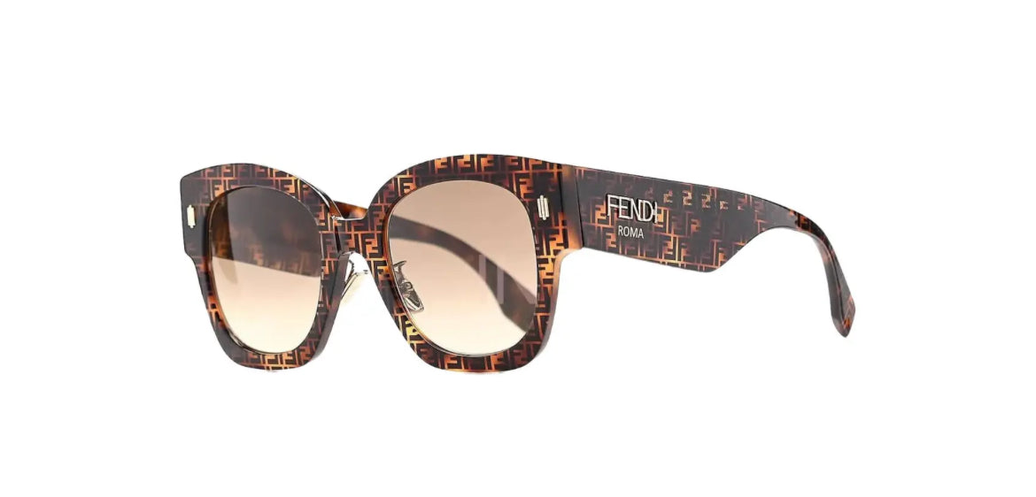 Pre-Owned FENDI Brown Sunglasses
