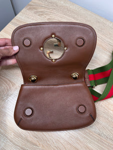 Gucci Blondie Cognac Brown Handbag,Mini