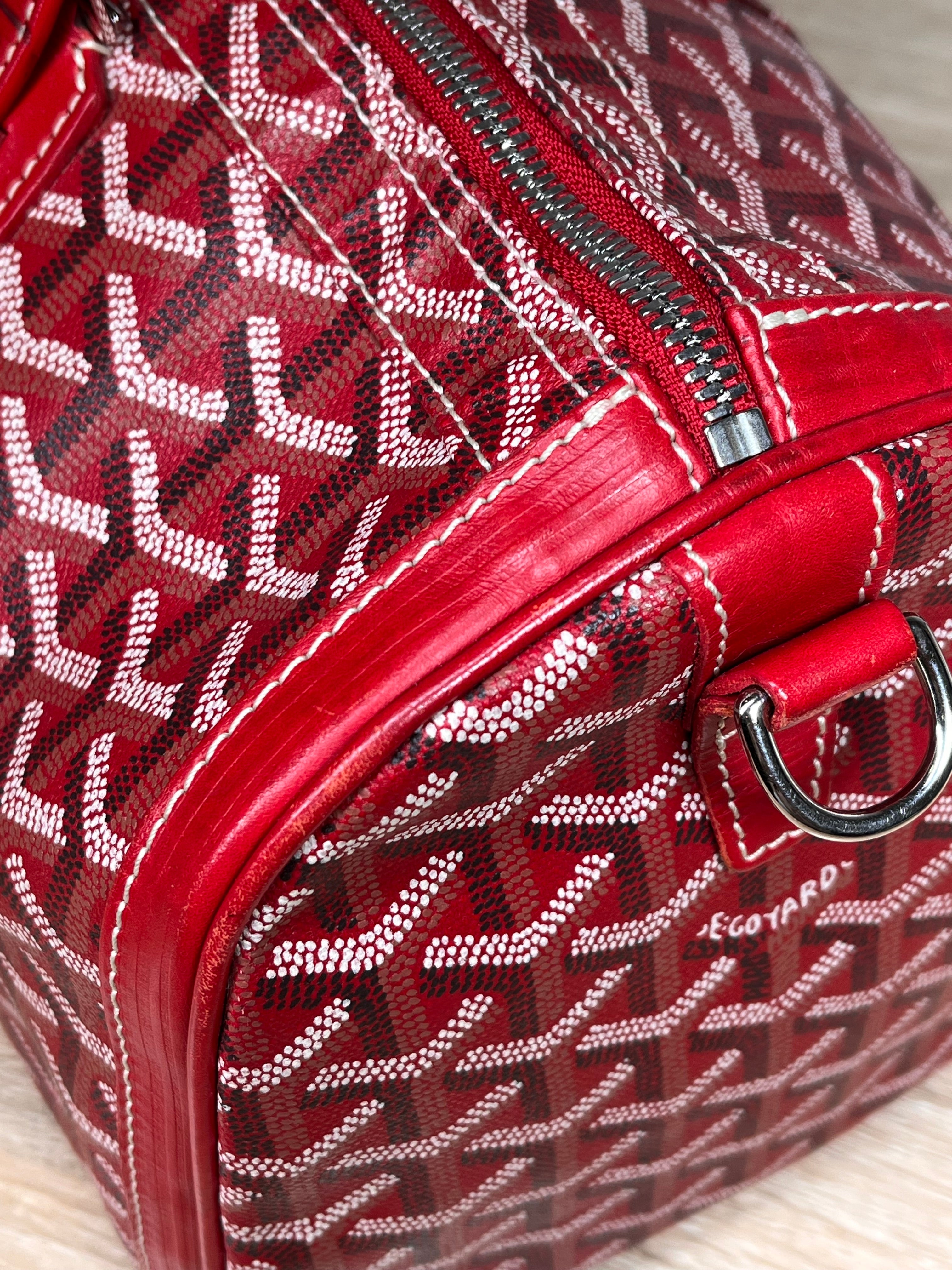 Pre-Owned GOYARD Croisiere Red Handbags, 35