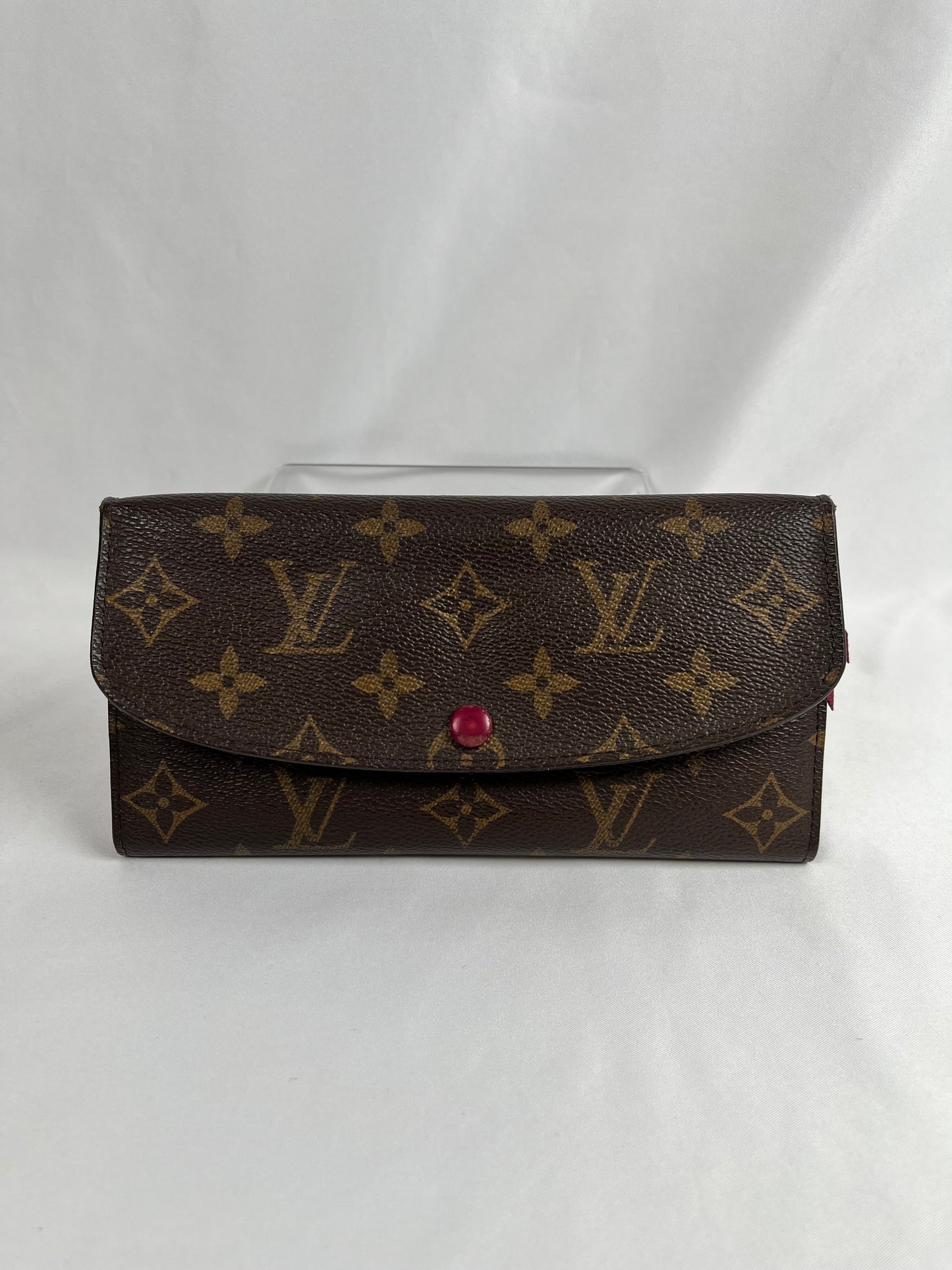 Pre-Owned LOUIS VUITTON Emilie Monogram/Fuschia Wallet