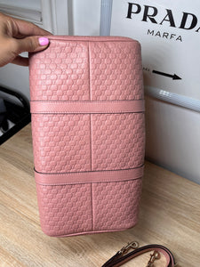 Pre-Owned GUCCI Guccissima Boston Bag