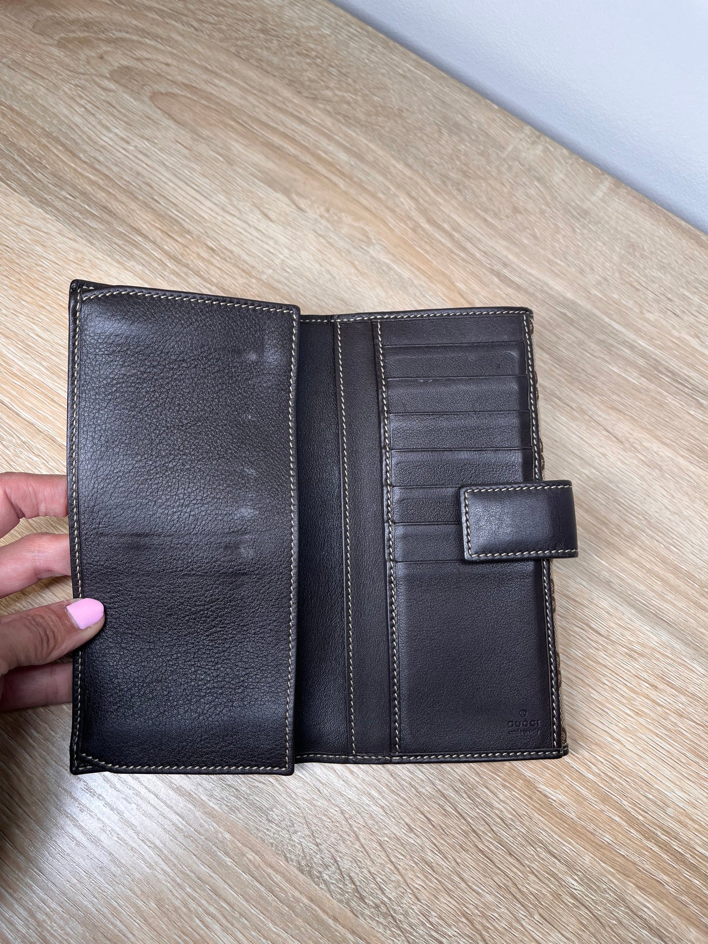 Pre-Owned GUCCI Monogram Wallet