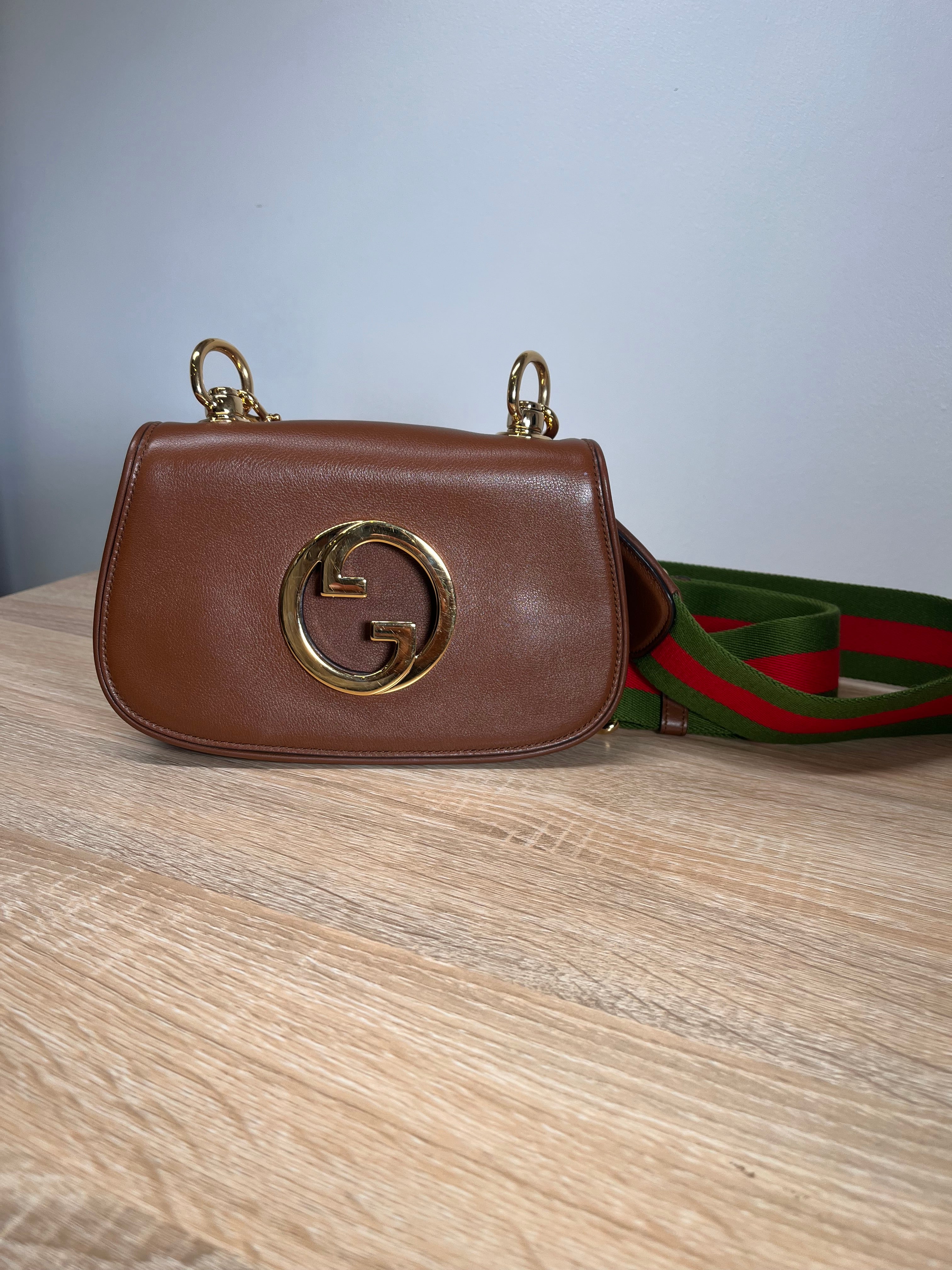 Gucci Blondie Cognac Brown Handbag,Mini