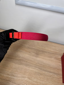 Pre-Owned SALVATORE FERRAGAMO Red Headband