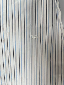 Dolce & Gabbana Button Down - Full Sleeve White/Pin Stripe Dress Shirt, 3Y