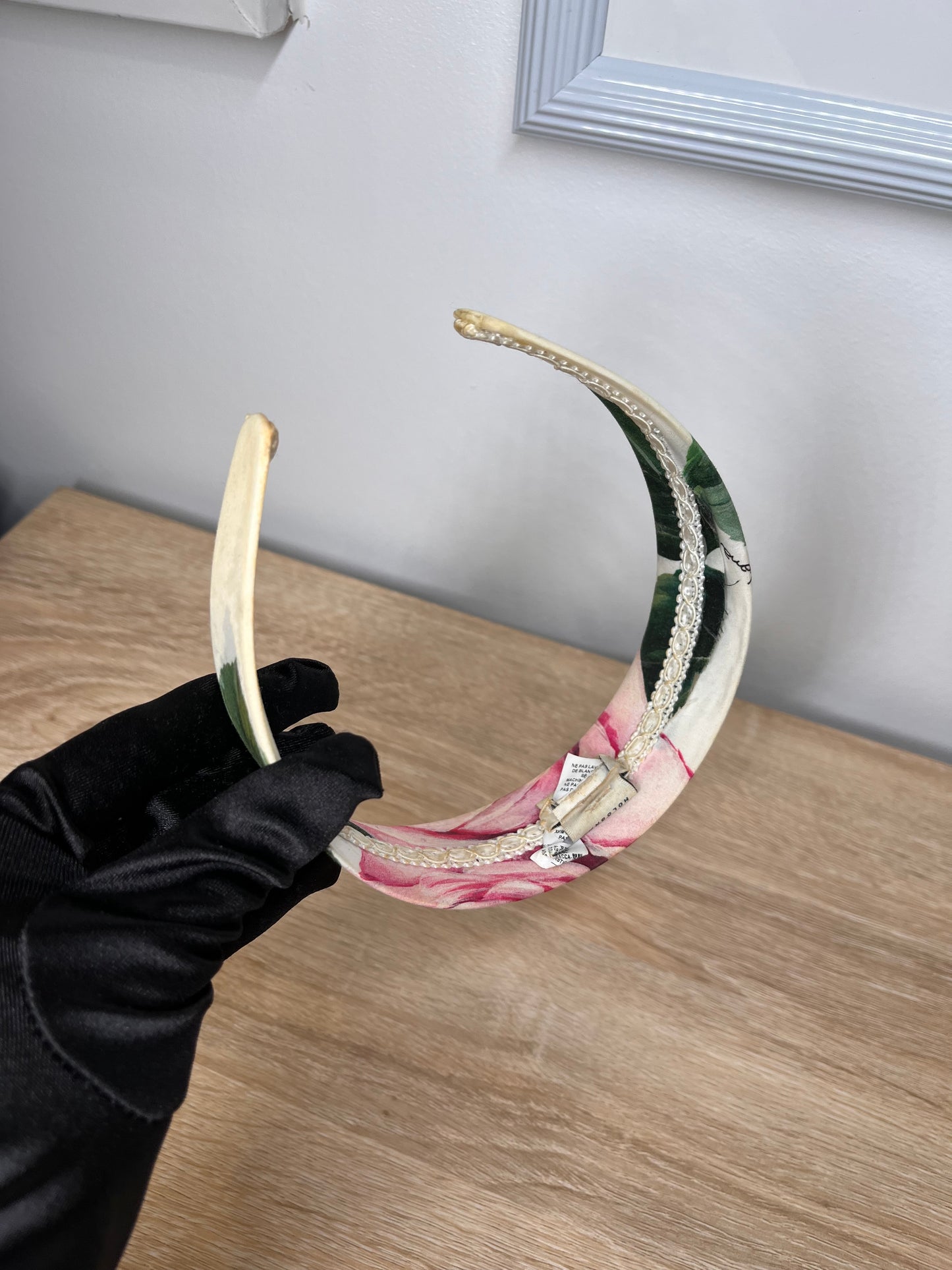 Pre-Owned DOLCE & GABBANA Tropical Rose Headband