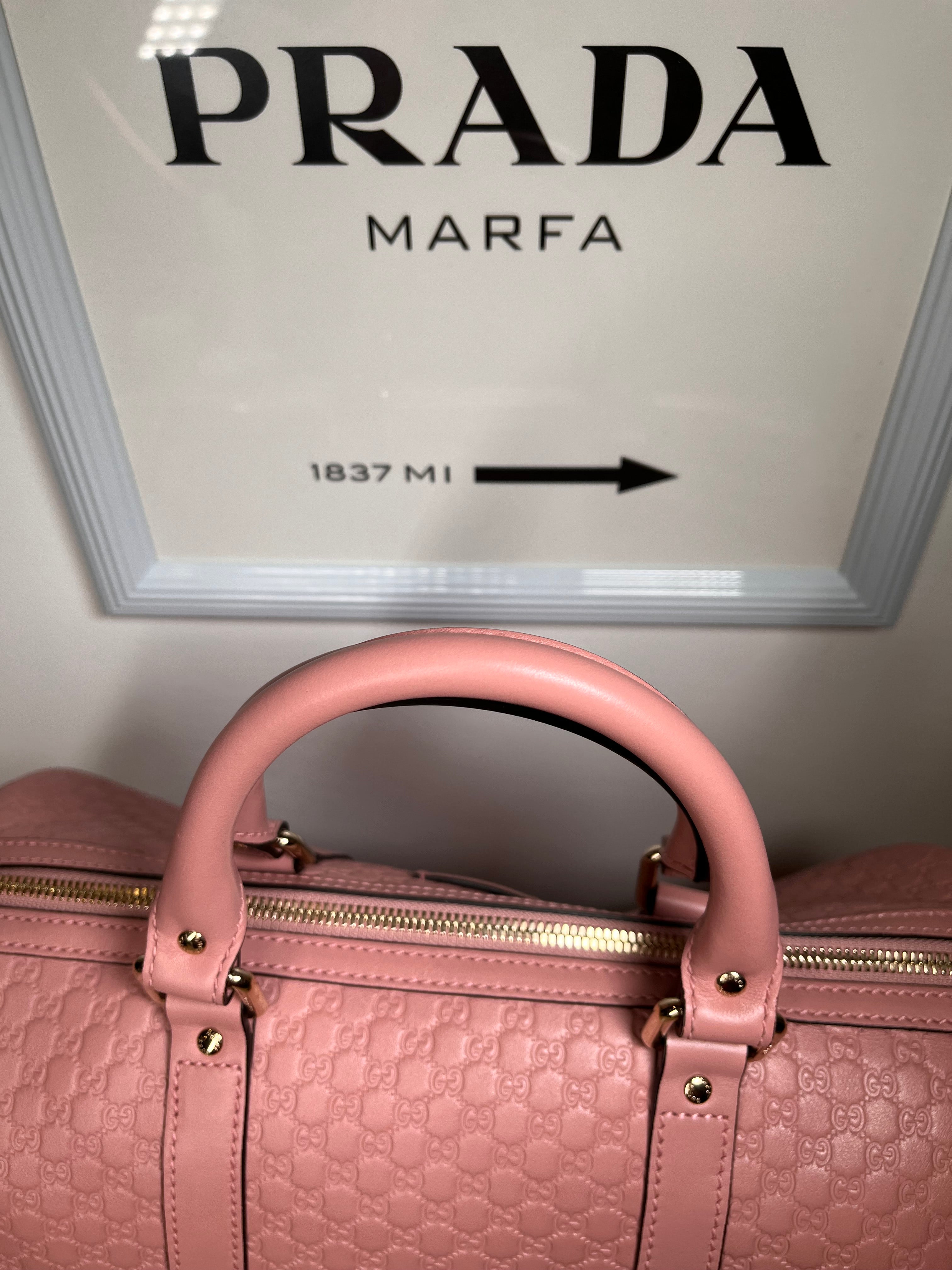 Pre-Owned GUCCI Guccissima Boston Bag
