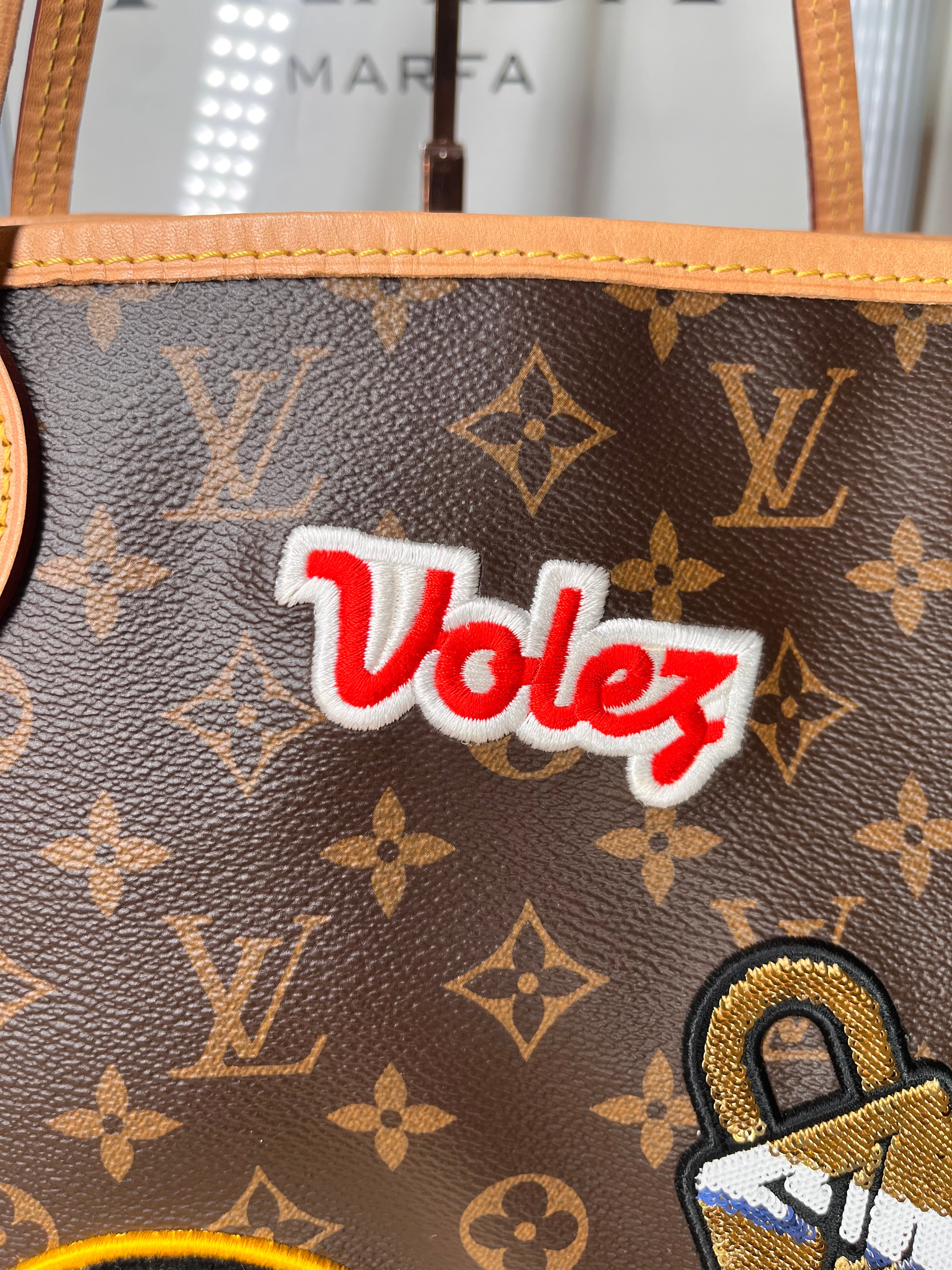 Louis Vuitton Neverfull Limited Edition Patchwork Monogram Handbag, MM