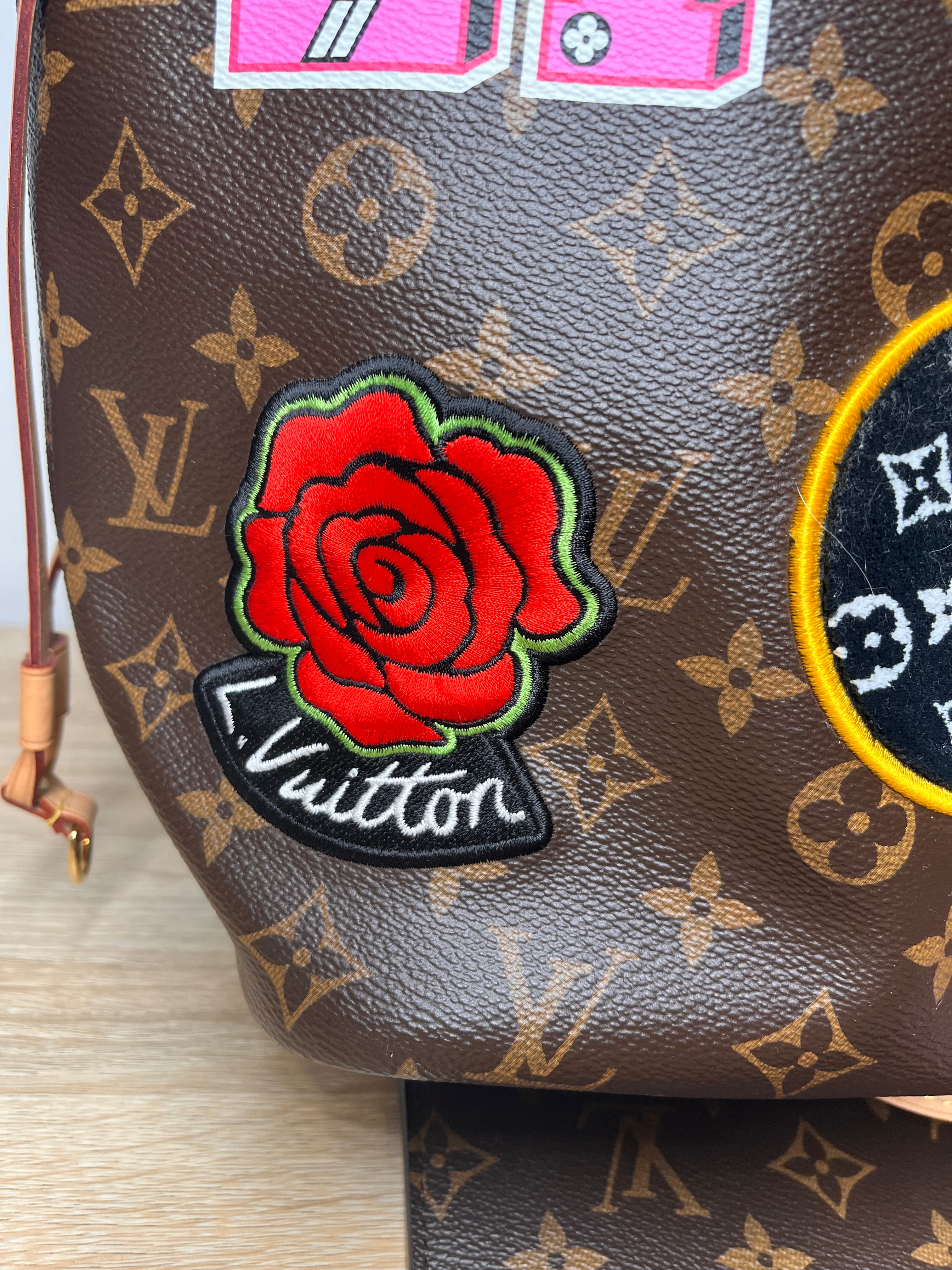Louis Vuitton Neverfull Limited Edition Patchwork Monogram Handbag, MM