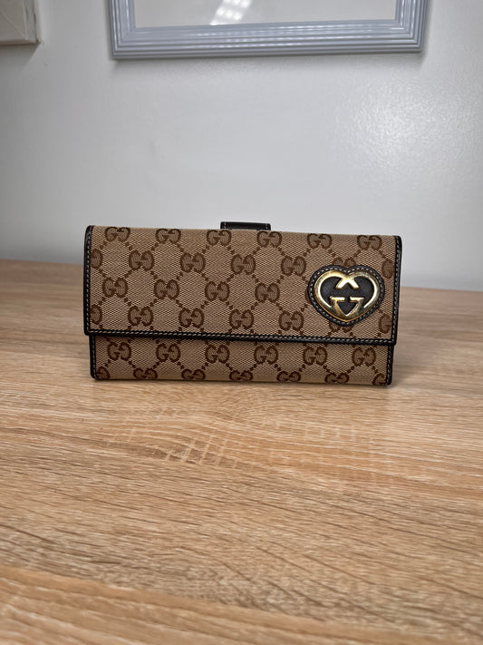 Pre-Owned GUCCI Monogram Wallet