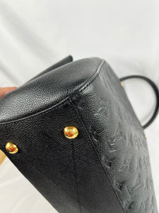 Louis Vuitton Montaige Black Handbag, MM