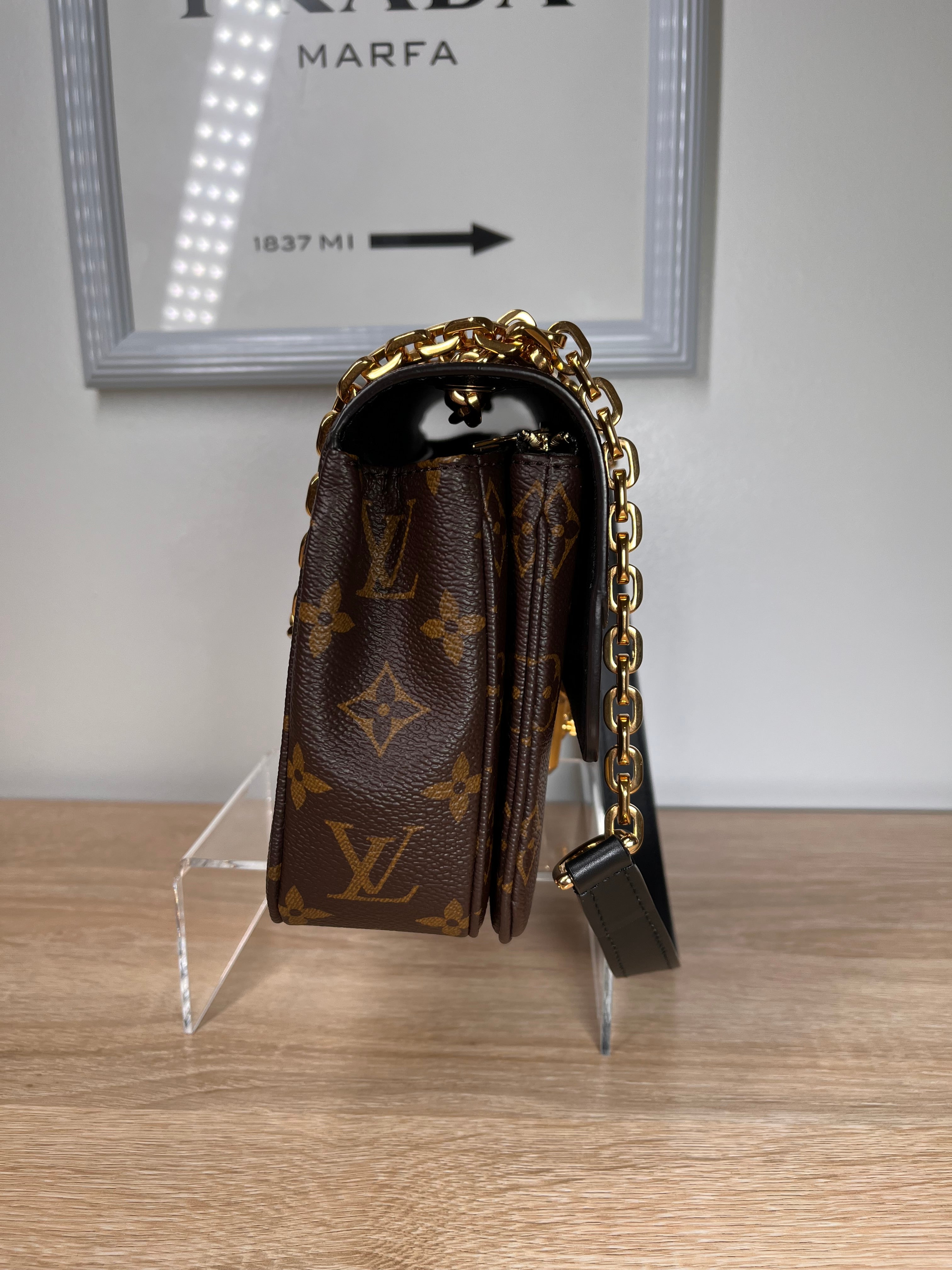 Louis Vuitton Marceau Brown/Black Handbag