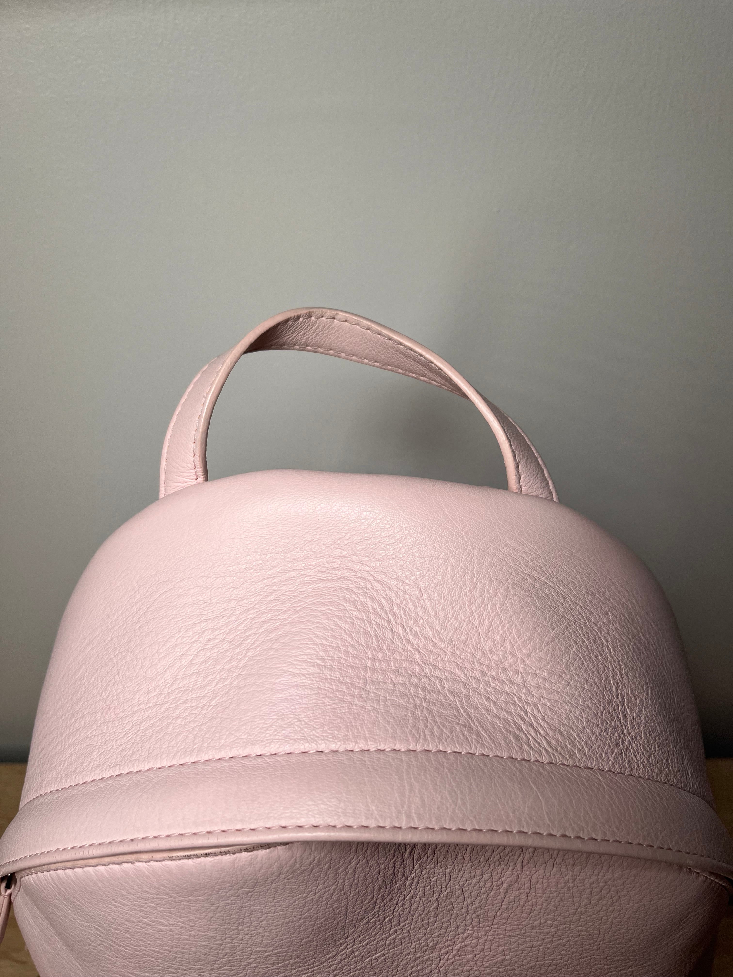 Pre-Owned BALENCIAGA Calfskin Everyday Light Rose Backpack, 9.5" x 14" x 4.75