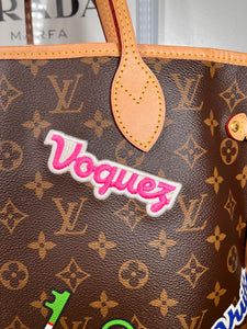 Louis Vuitton Neverfull Limited Edition Patchwork Monogram Handbag, MM