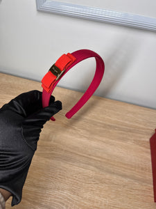 Pre-Owned SALVATORE FERRAGAMO Red Headband