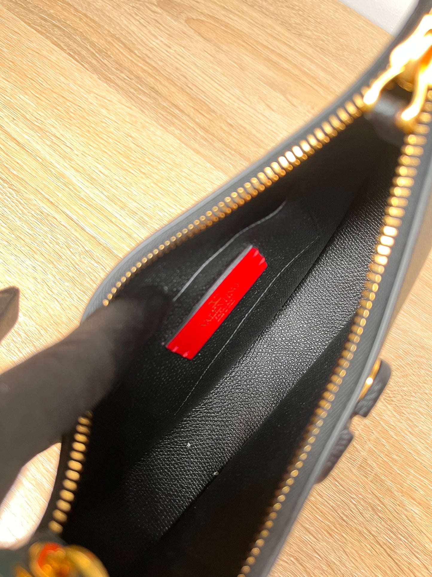 Pre-Owned VALENTINO Volgo Shoulder Bag Black, Mini
