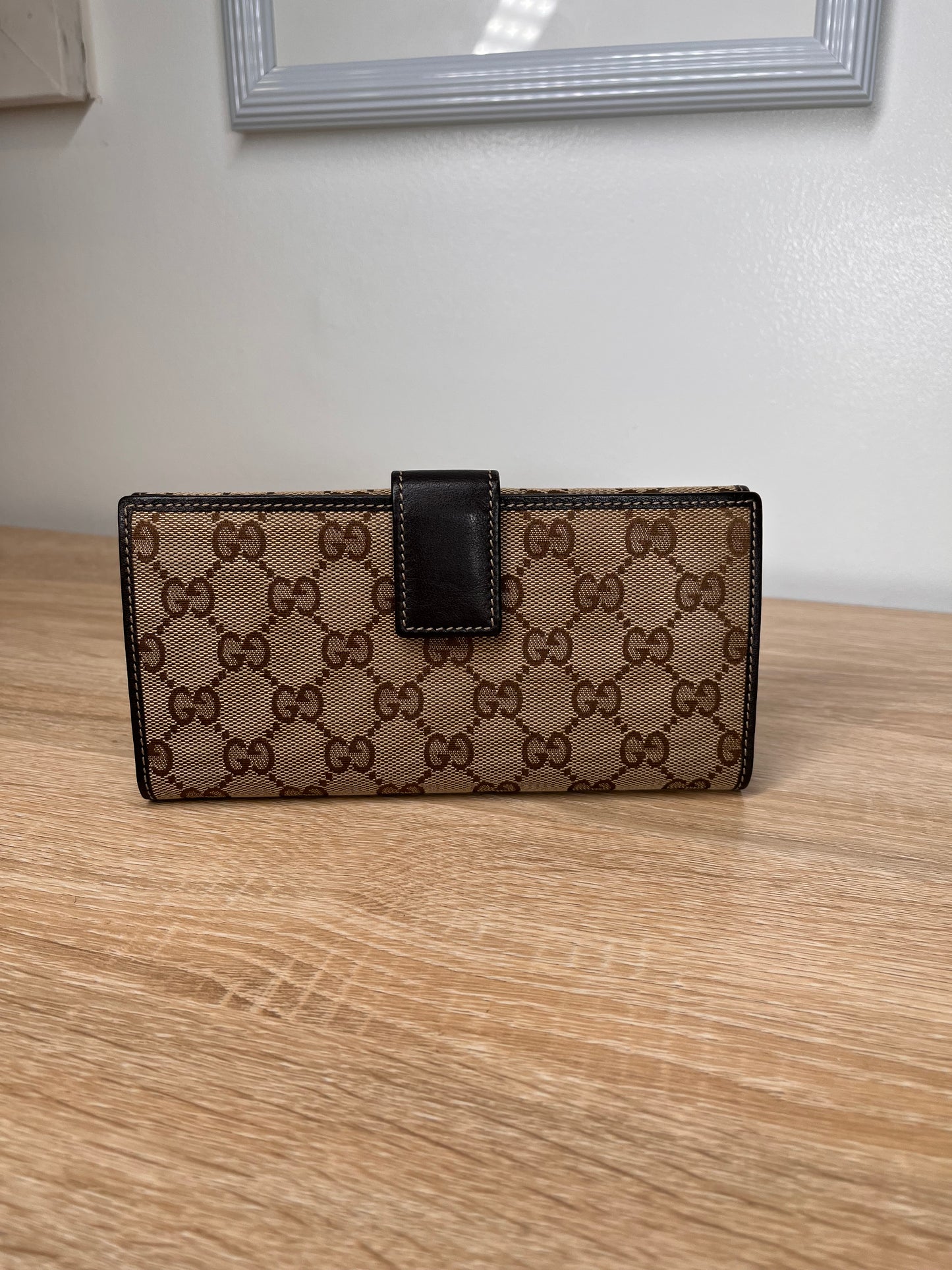 Pre-Owned GUCCI Monogram Wallet
