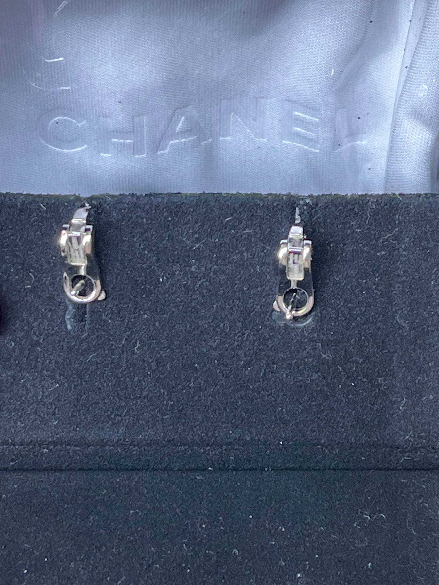 Pre-Owned CHANEL™ Camelia Ajoure Diamond Earrings