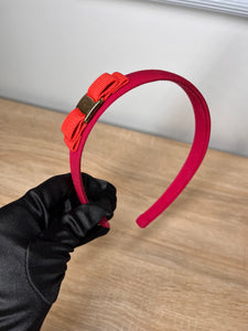 Pre-Owned SALVATORE FERRAGAMO Red Headband