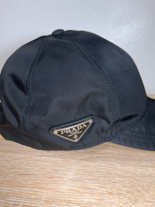 Prada Re-Nylon baseball cap, Black
