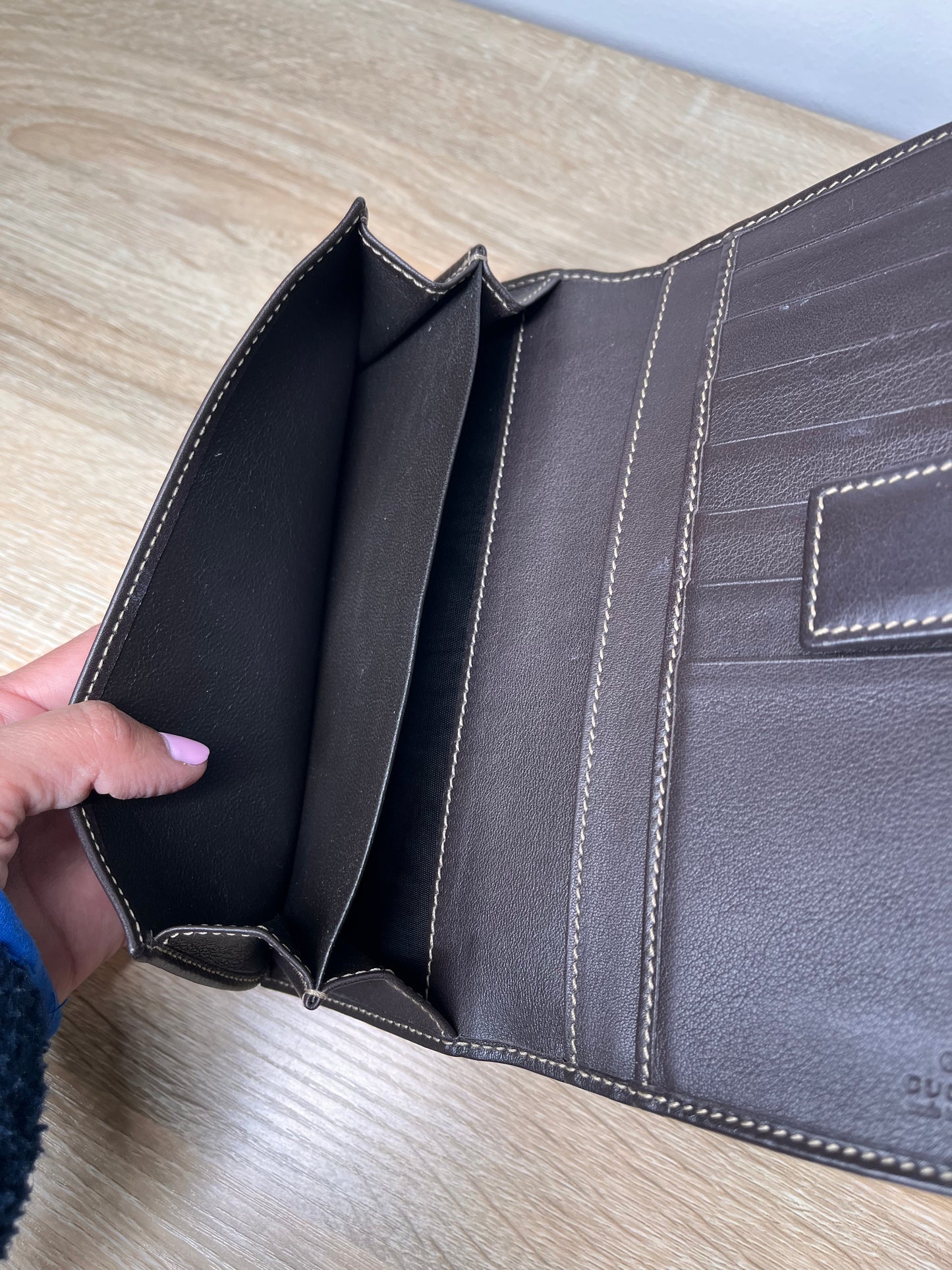 Pre-Owned GUCCI Monogram Wallet