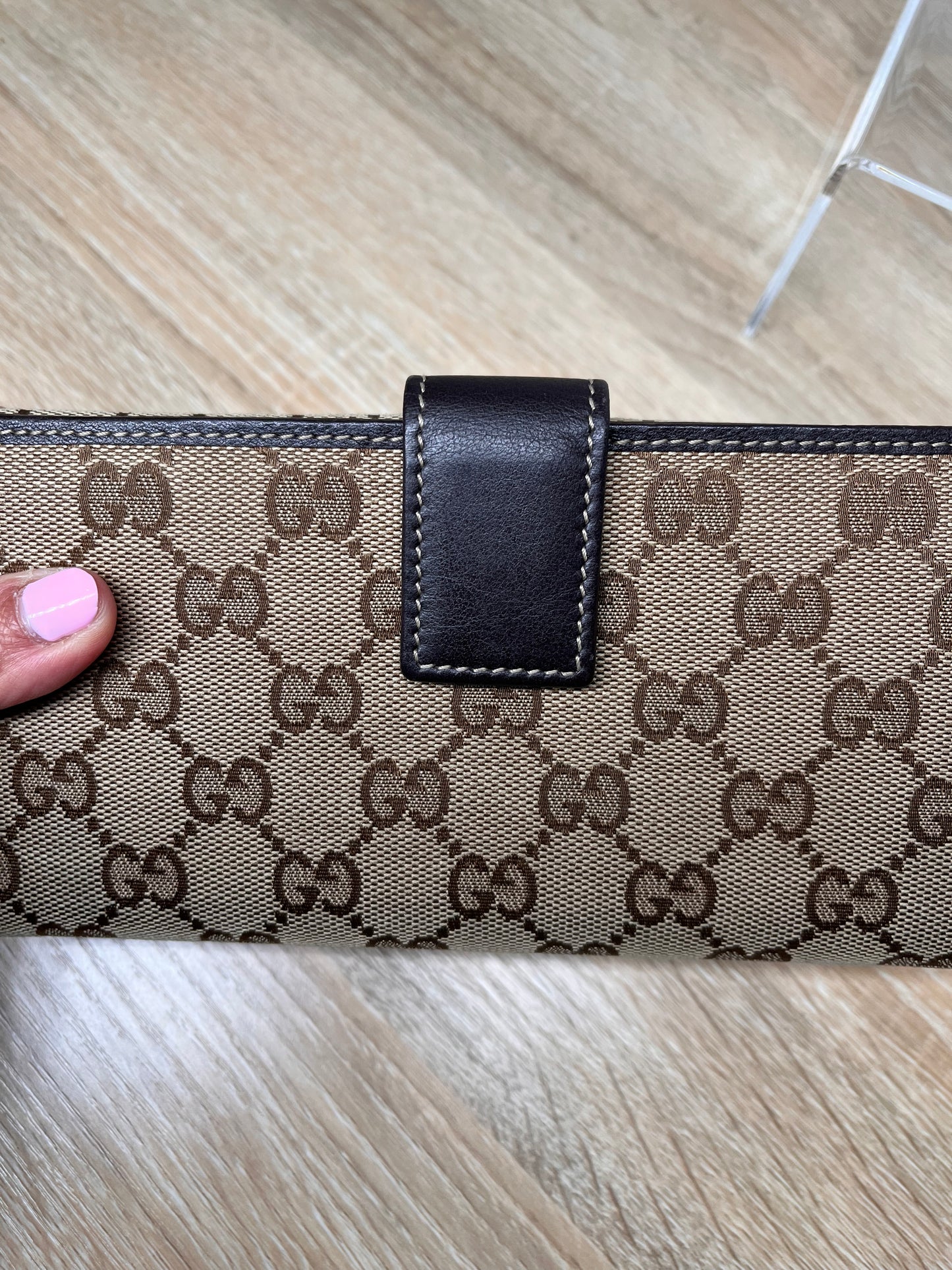 Pre-Owned GUCCI Monogram Wallet