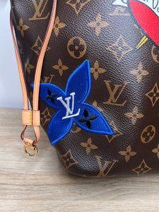 Louis Vuitton Neverfull Limited Edition Patchwork Monogram Handbag, MM