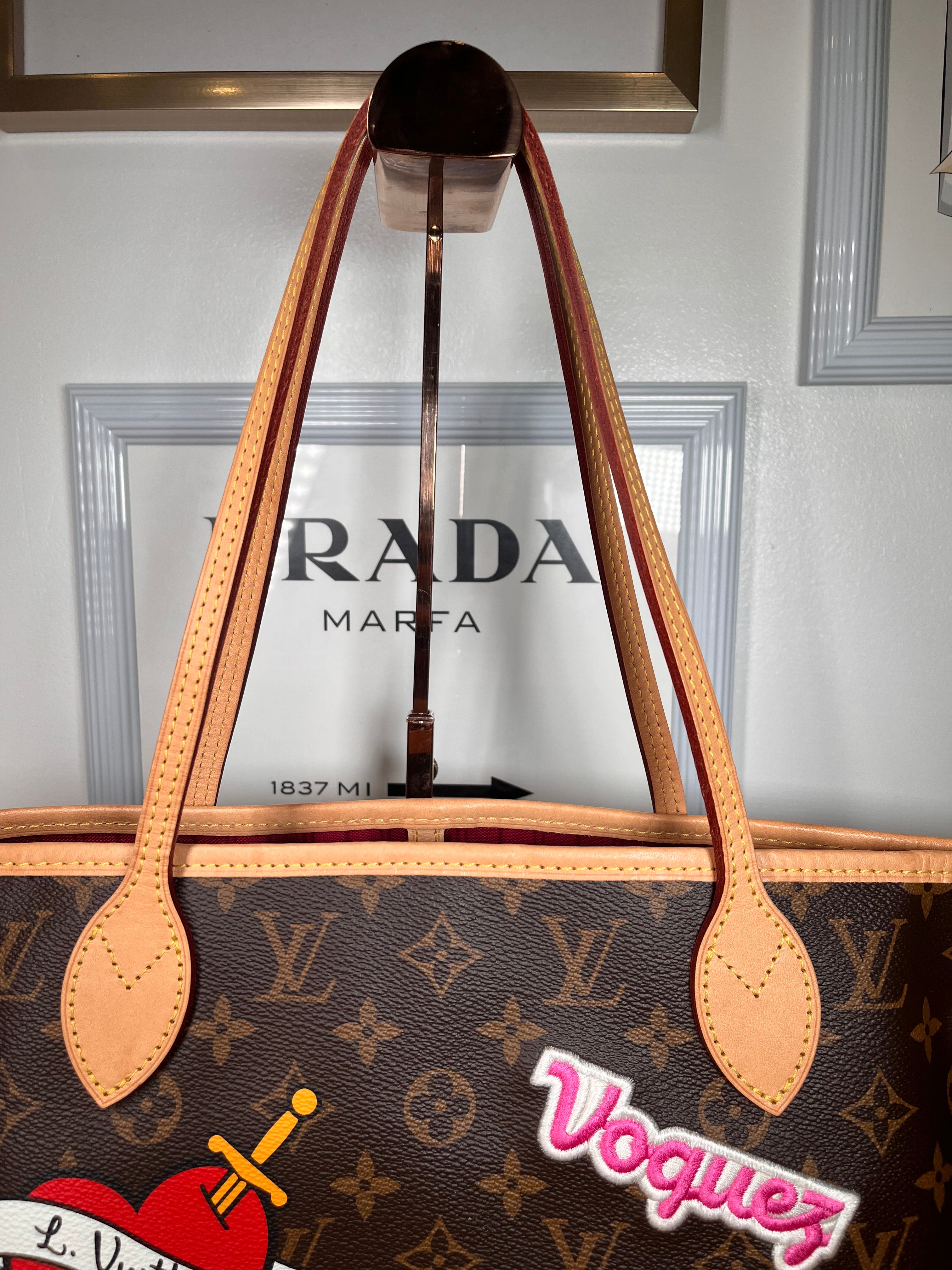 Louis Vuitton Neverfull Limited Edition Patchwork Monogram Handbag, MM