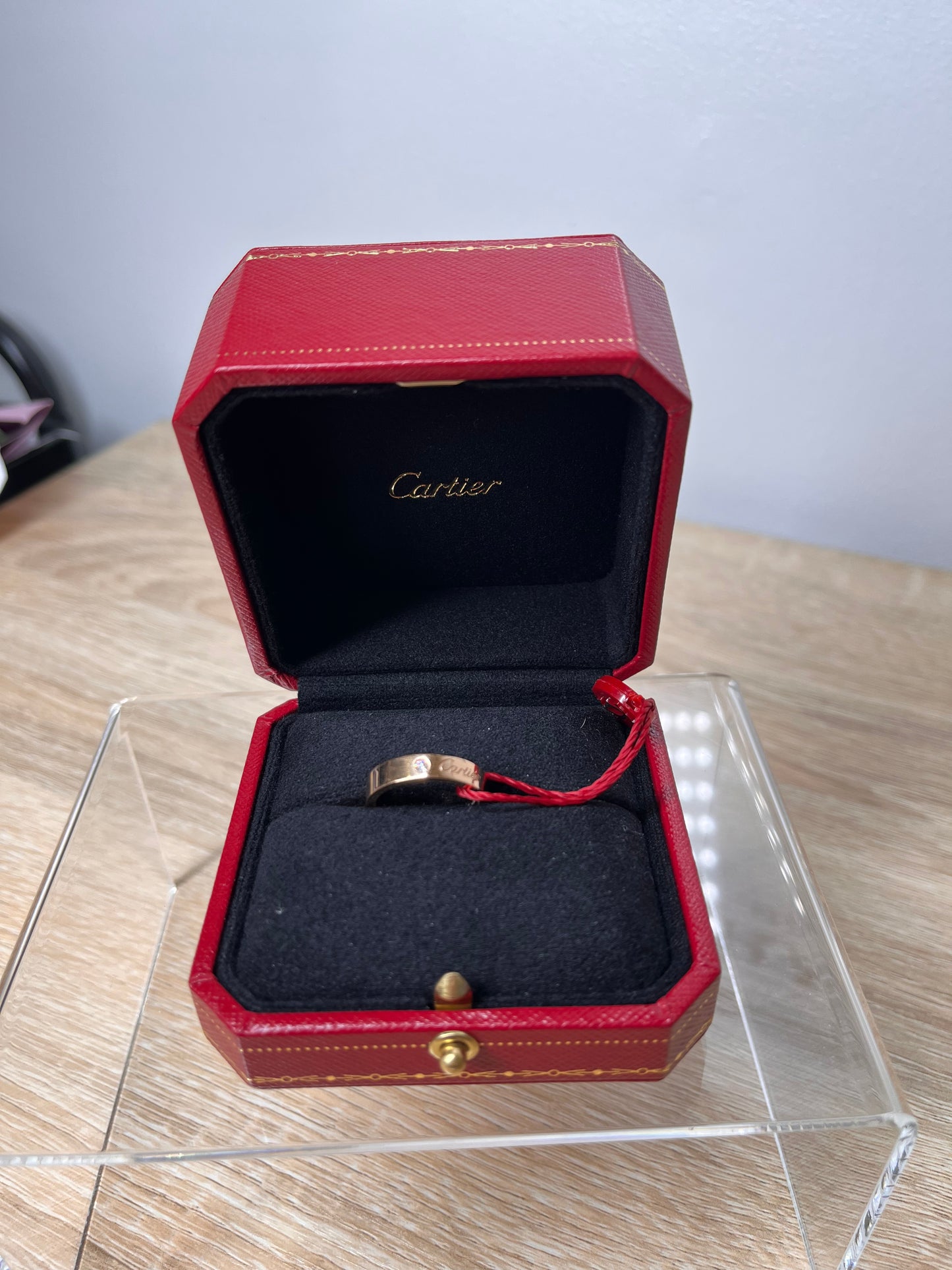Pre-Owned CARTIER - C De Cartier Wedding Rose Gold Ring, 51
