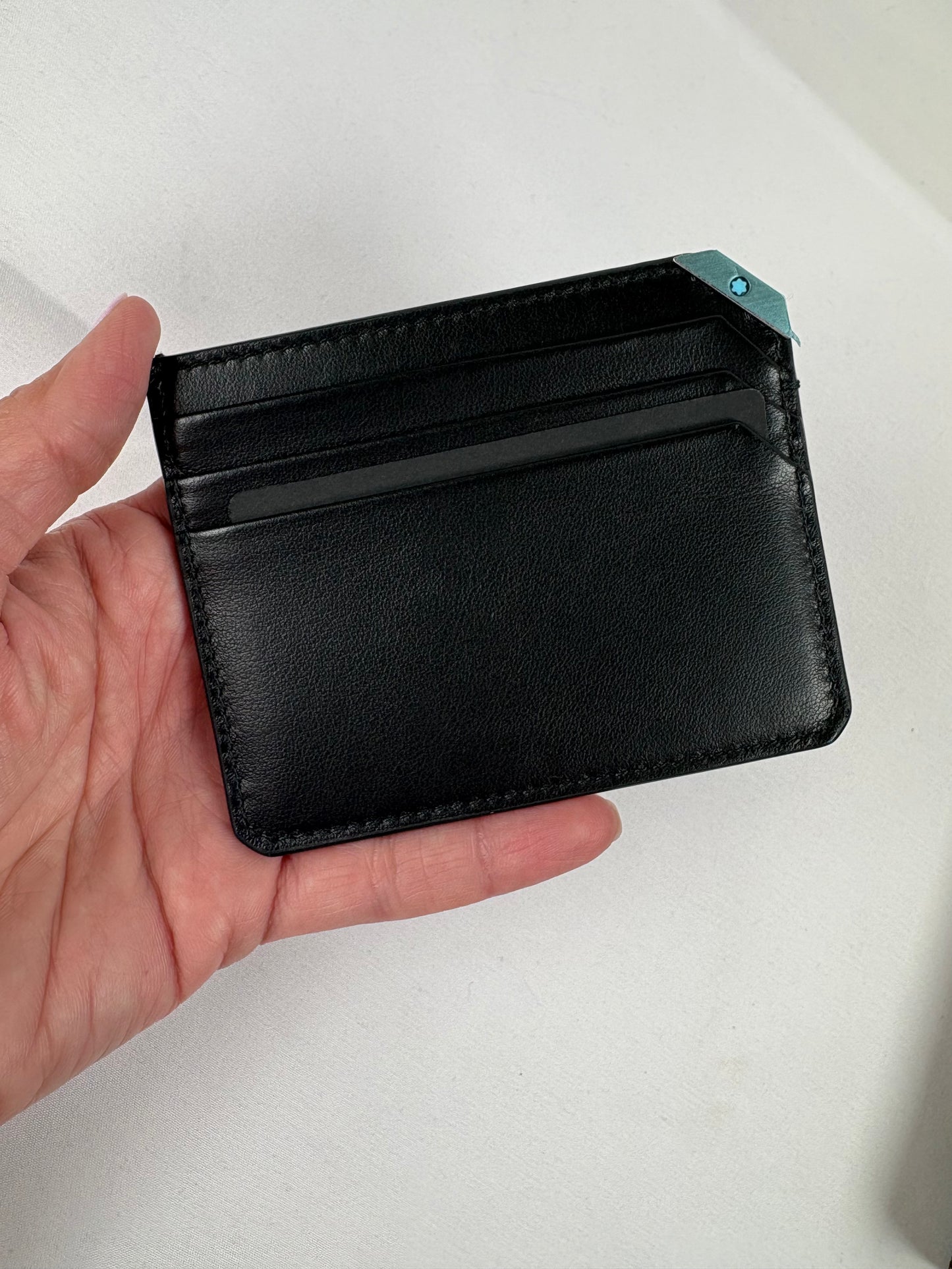 Pre-Owned MONT BLANC Black Card Holder
