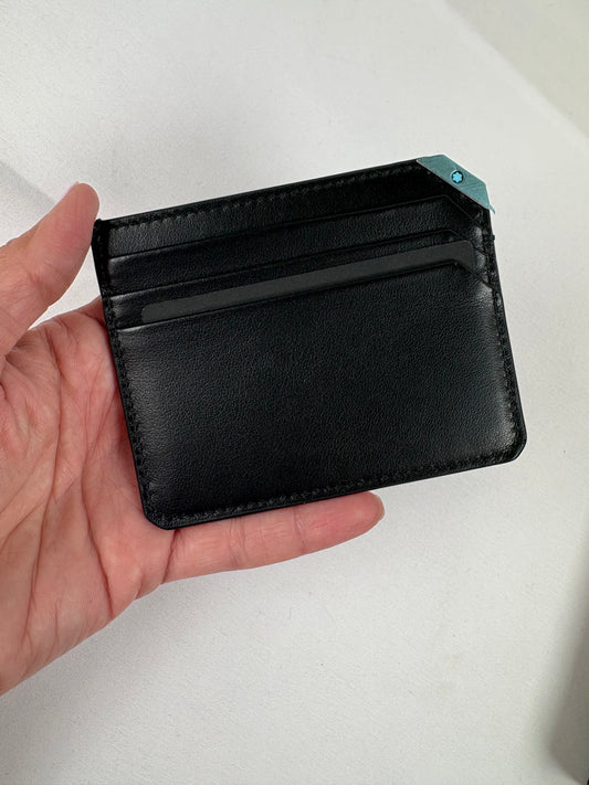 Pre-Owned MONT BLANC Black Card Holder