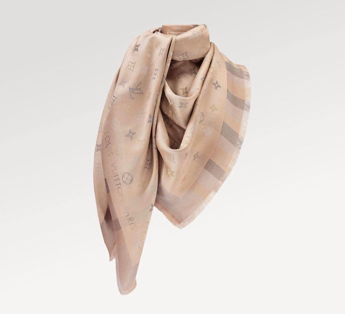 Pre-Owned LOUIS VUITTON So Shine Metallic Shawl