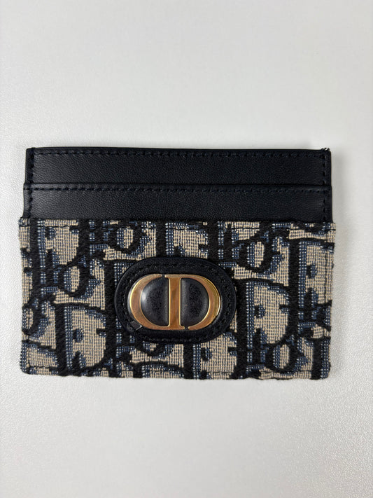 Pre-Owned CHRISTIAN DIOR 30 Montaigne Freesia Card Holder