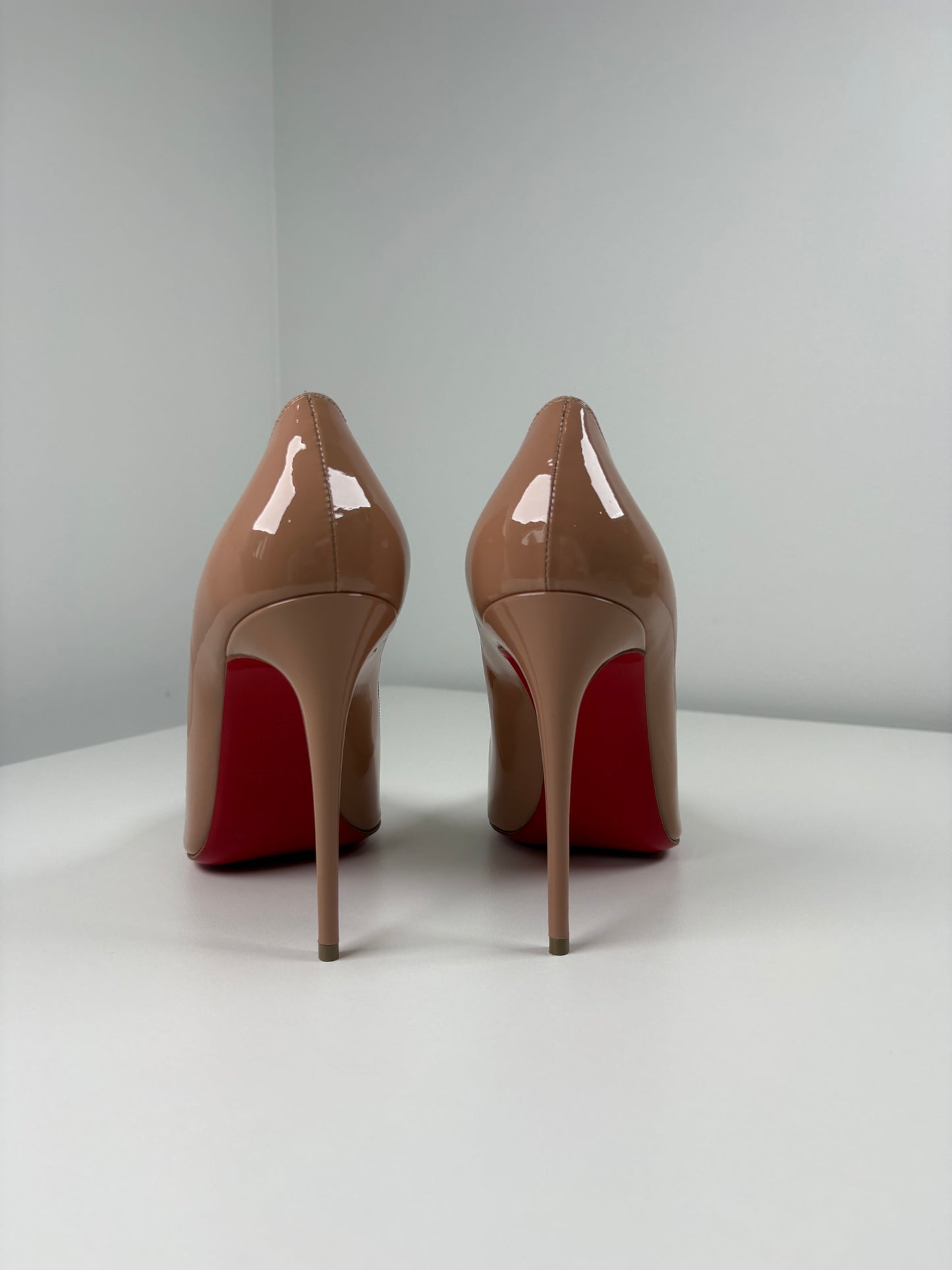 Pre-Owned CHRISTIAN LOUBOUTIN So Kate 100mm Pumps, Nude, 39