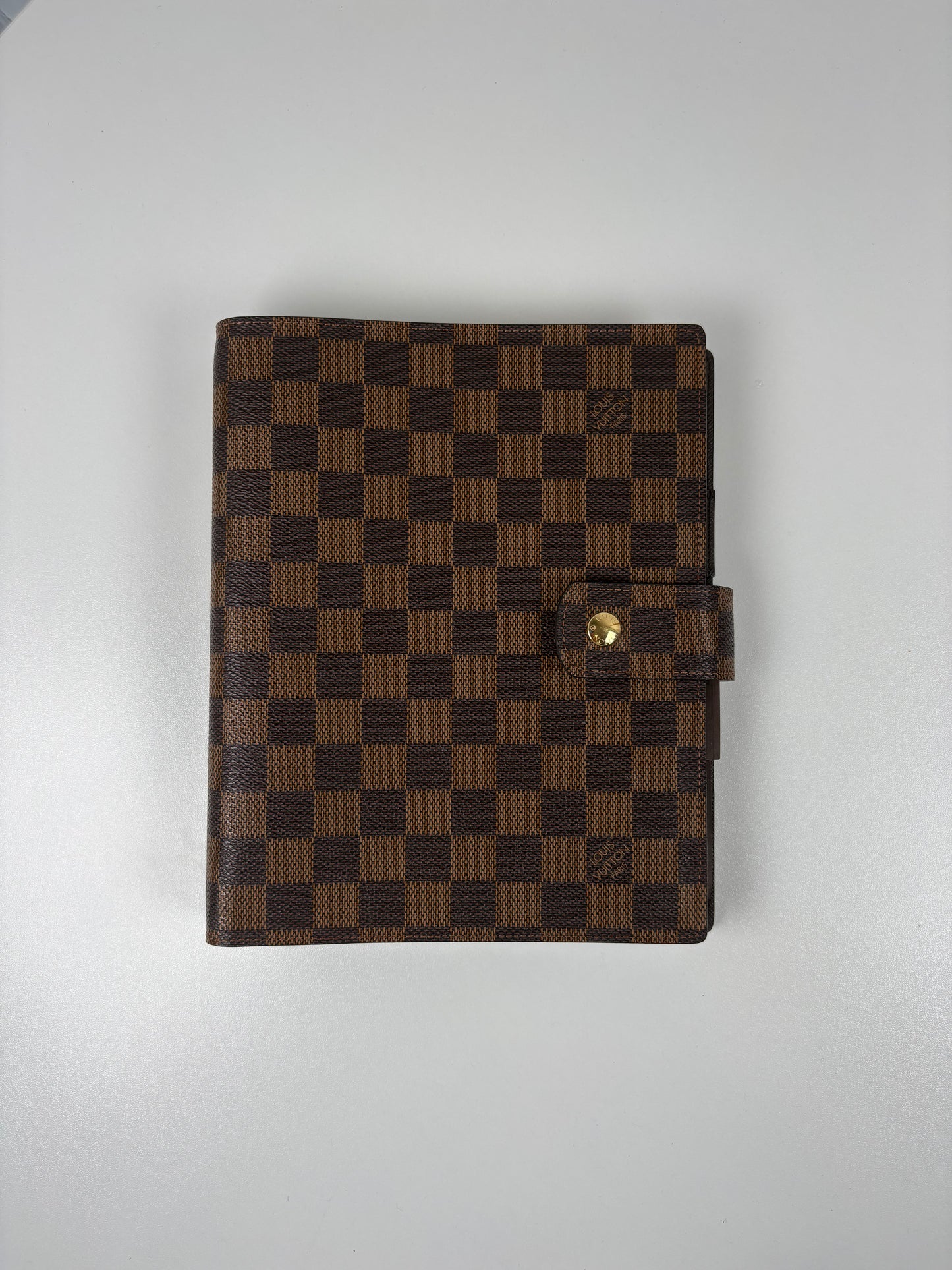 Pre-Owned LOUIS VUITTON Agenda, Damier Ebene, GM - Large
