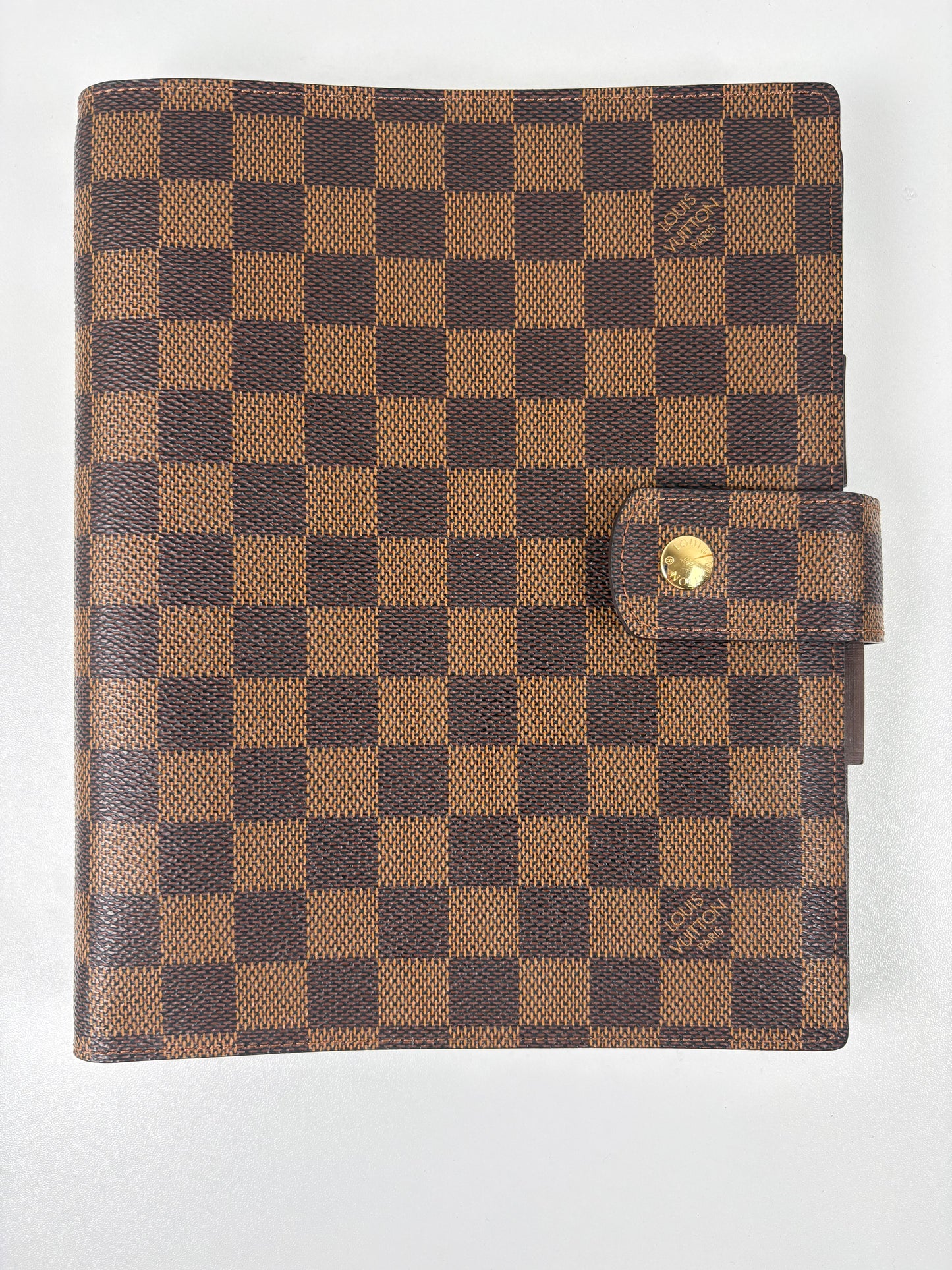Pre-Owned LOUIS VUITTON Agenda, Damier Ebene, GM - Large