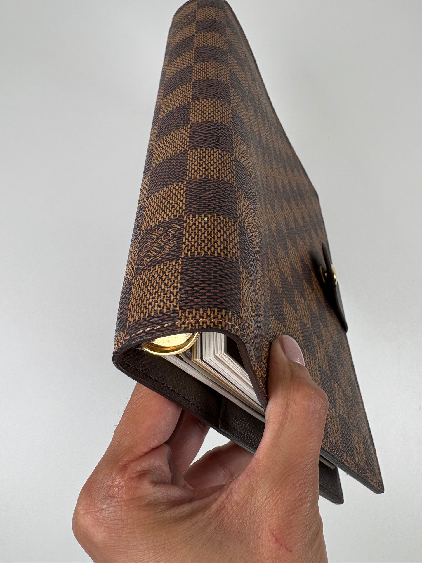 Pre-Owned LOUIS VUITTON Agenda, Damier Ebene, GM - Large