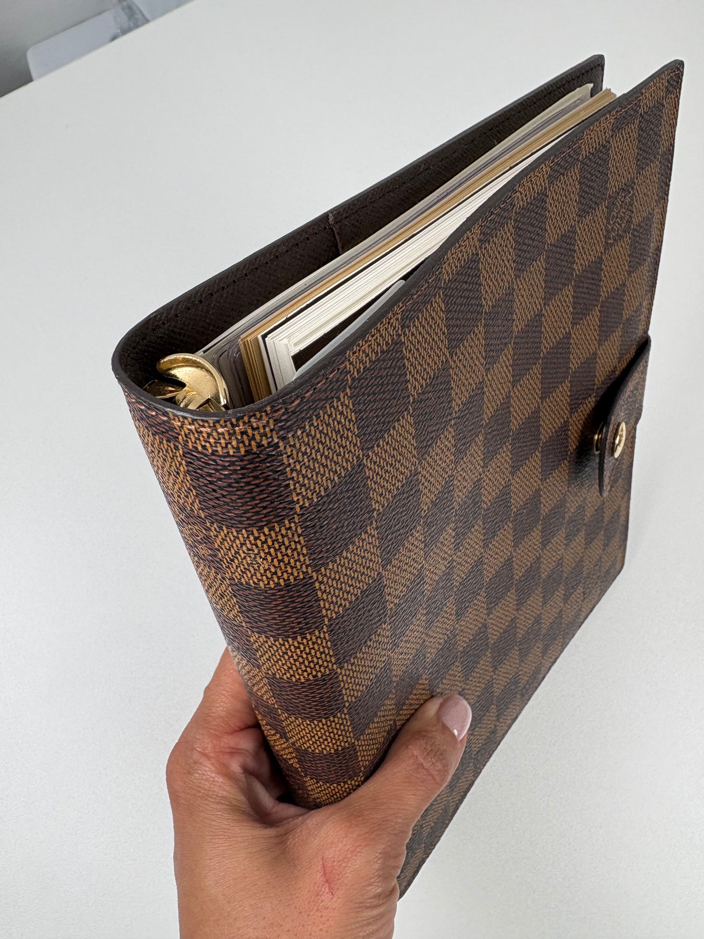 Pre-Owned LOUIS VUITTON Agenda, Damier Ebene, GM - Large