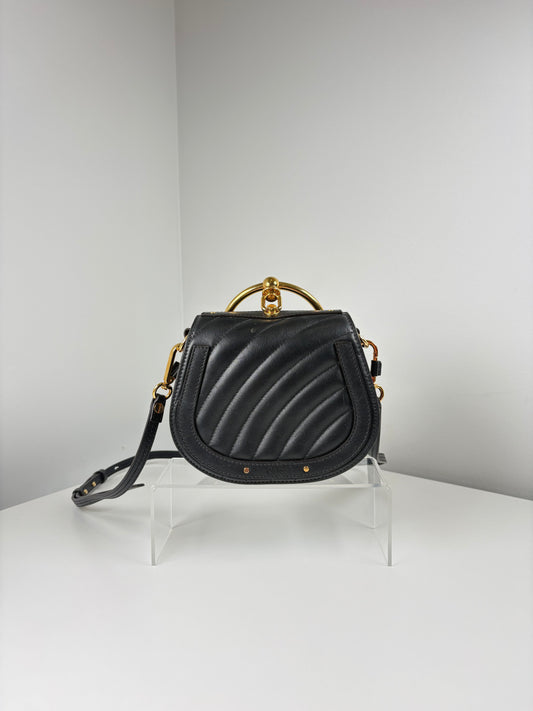 Pre-Owned CHLOE Nile Bracelet Handbag, Black