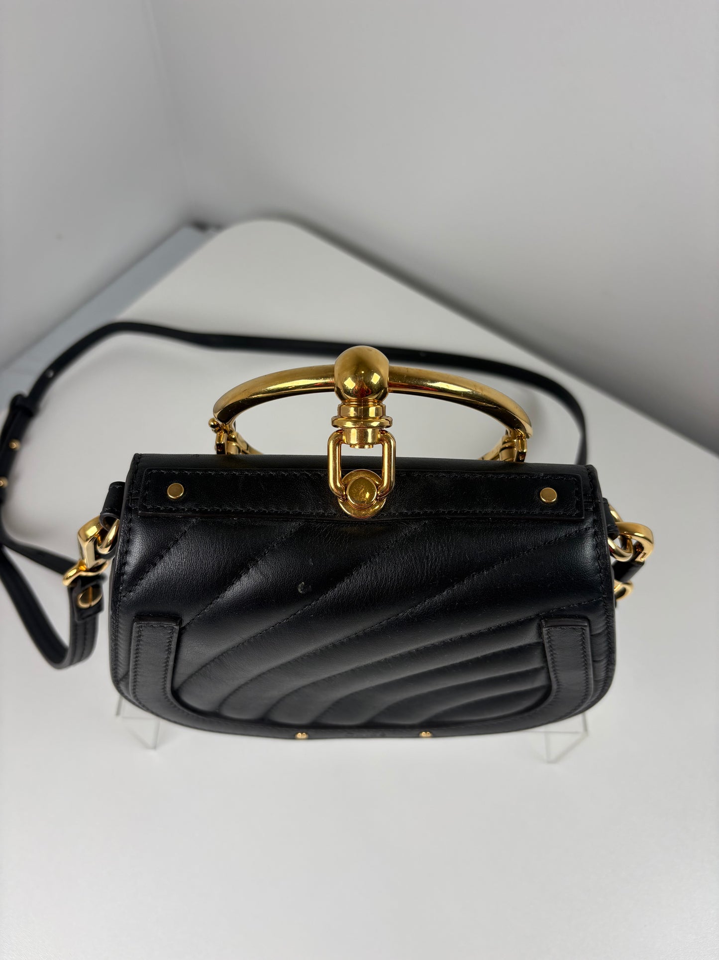 Pre-Owned CHLOE Nile Bracelet Handbag, Black