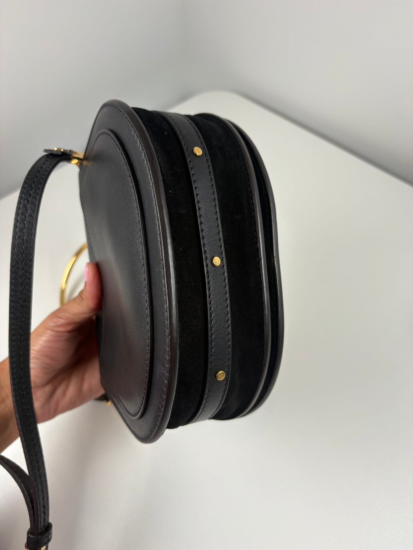 Pre-Owned CHLOE Nile Bracelet Handbag, Black