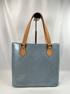Louis Vuitton Houston Vernis Blue Handbag