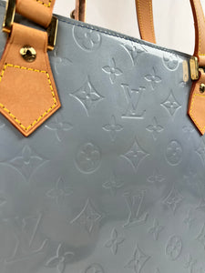 Louis Vuitton Houston Vernis Blue Handbag