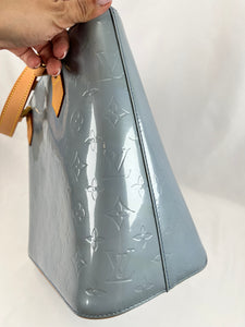 Louis Vuitton Houston Vernis Blue Handbag
